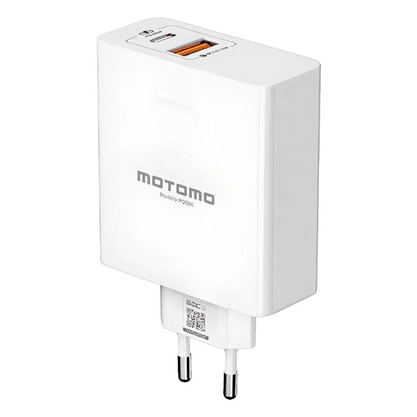 Cargador Pd006 65w Tipo C Motomo Color Blanco Super Carga