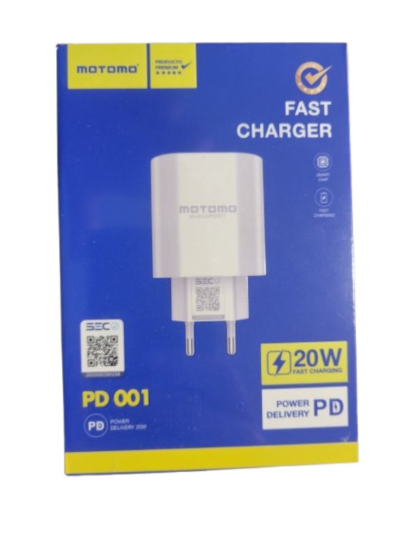 Incorporar web Cargador Pd001 20w Tipo C Motomo Color Blanco Carga Rapida