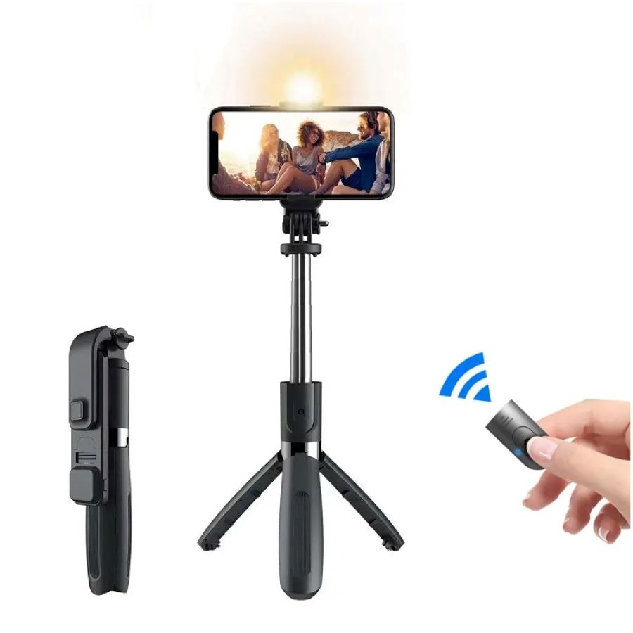 Baston Selfie Tripode Bluetooth JC-02 + Control