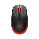Mouse Logitech M190 Full-Size Wireless Rojo