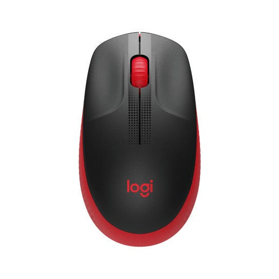 Mouse Logitech M190 Full-Size Wireless Rojo