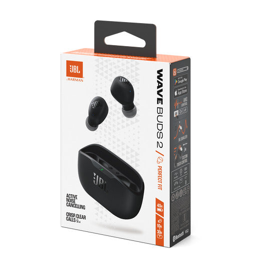 Audifonos JBL Wave Buds 2 Con Cancelacion de Ruido Negro
