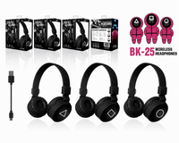 Audifonos Squid Game BK-25 Negros