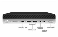 KIT MONITOR 24 + CPU HP 800G3 MINI CORE I5 - 8GB RAM - 256GB SSD Reacondicionado A