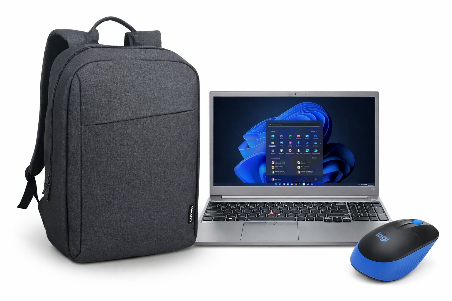 Combo Lenovo ThinkPad E15 + Mochila B210 15+ Mouse Logi M190