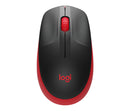 Mouse Logitech M190 Full-Size Wireless Rojo