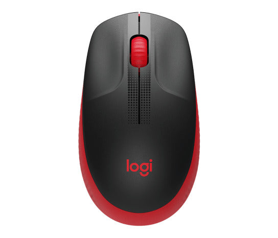 Mouse Logitech M190 Full-Size Wireless Rojo