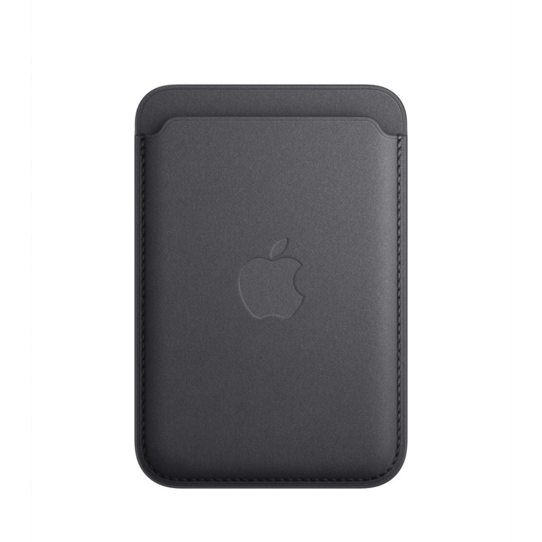 iPhone Leather Wallet Con MagSafe Black