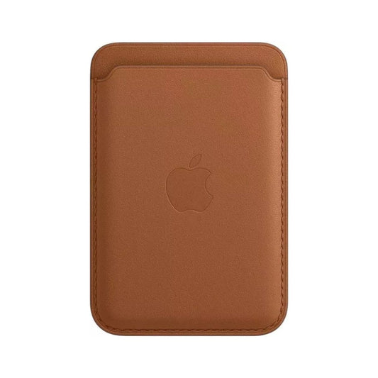 iPhone Leather Wallet Con MagSafe Marron