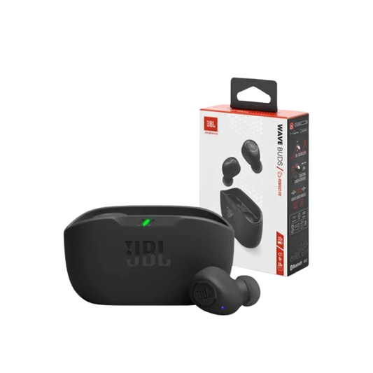 Audífonos JBL Inalámbricos Wave Buds Color Negro