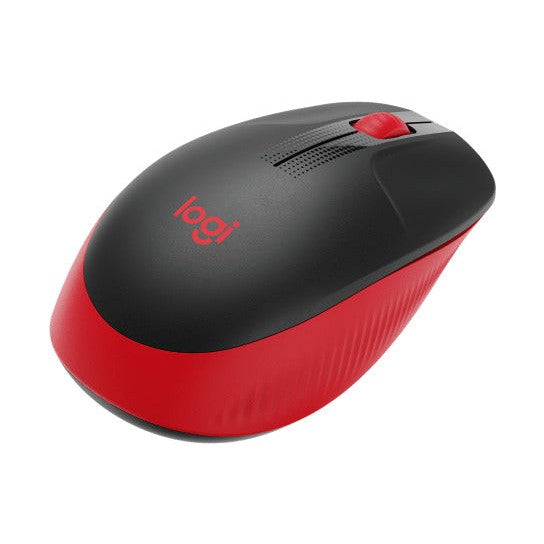 Mouse Logitech M190 Full-Size Wireless Rojo