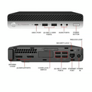 Micro CPU HP EliteDesk 800 G3 - Core i5 - 8GB RAM - 256SSD - Reacondicionado A