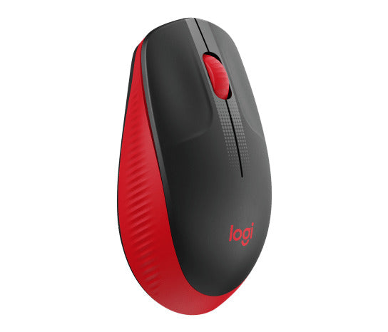 Mouse Logitech M190 Full-Size Wireless Rojo