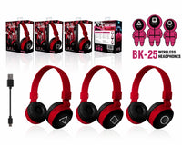 Audifonos Squid Game BK-25 Rojos